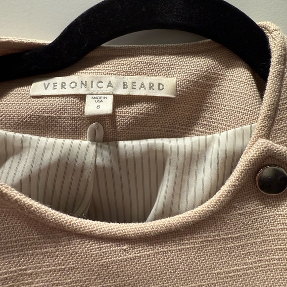 Veronica Bear blush motorcycle-style jacket, size 6, excellent condition - Picture 3 of 3